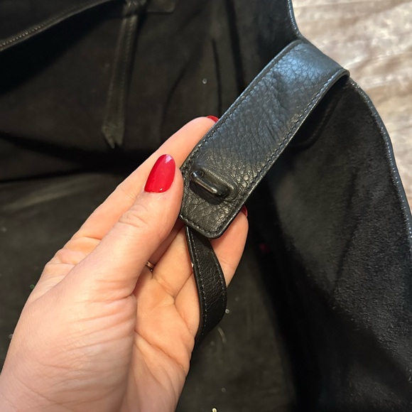 Celine Nano Black Leather Handbag - Picture 5 of 6